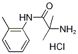 2-Amino-2-methyl-N-(2-methylphenyl)propanamidehydrochloride 结构式