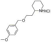 2-{2-[(4-Methoxybenzyl)oxy]ethyl}piperidinehydrochloride 结构式