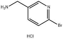 (6-溴吡啶-3-基)甲胺盐酸盐 结构式