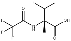 Isovaline,  3-fluoro-N-(trifluoroacetyl)-  (9CI) 结构式