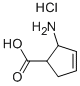 顺式-2-氨基-3-环戊烯-1-羧酸 盐酸盐 结构式