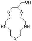 1,4,10-TRITHIA-7,13-DIAZACYCLOPENTADECANE-2-METHANOL 结构式