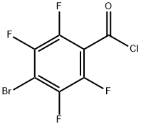 4-溴-2,3,5,6-四氟苯甲酰氯 结构式