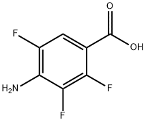 4-氨基-2,3,5-三氟苯甲酸 结构式