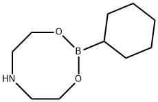 环己基硼酸二乙醇胺酯 结构式