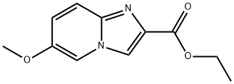 6-甲氧基咪唑并[1,2-A]吡啶-2-甲酸乙酯 结构式