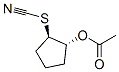 Thiocyanic acid, 2-(acetyloxy)cyclopentyl ester, trans- (9CI) 结构式