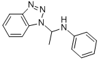 Α-甲基-N-苯基-1H-苯并三唑-1-甲胺 结构式