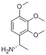 (S)-2,3,4-三甲氧基-A-甲基-苯甲胺 结构式