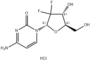 1'-吉西他滨异构体盐酸盐 结构式