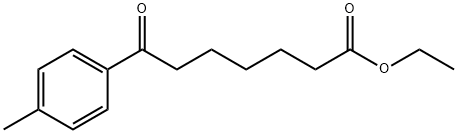 ETHYL 7-(4-METHYLPHENYL)-7-OXOHEPTANOATE 结构式