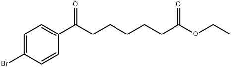 ETHYL 7-(4-BROMOPHENYL)-7-OXOHEPTANOATE 结构式