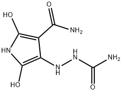 4-[2-(AMINOCARBONYL)HYDRAZINYL]-2,5-DIHYDROXY-1H-PYRROLE-3-CARBOXAMIDE 结构式