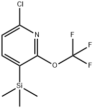 6-氯-2-(三氟甲氧基)-3-(三甲基硅基)吡啶 结构式