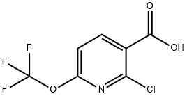 2-chloro-6-(trifluoroMethoxy)nicotinic acid 结构式