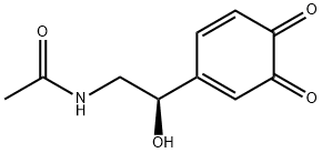 Acetamide, N-[2-(3,4-dioxo-1,5-cyclohexadien-1-yl)-2-hydroxyethyl]-, (R)- (9CI) 结构式