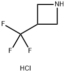 3-三氟甲基-氮杂环丁烷盐酸盐 结构式