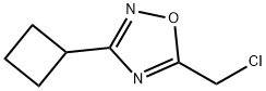 5-(氯甲基)-3-环丁基-1,2,4-噁二唑 结构式