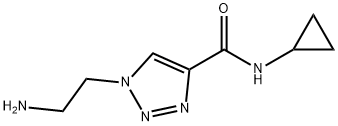 1-(2-Amino-ethyl)-1H-[1,2,3]triazole-4-carboxylic acid cyclopropylamide 结构式