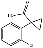 1-(2-CHLORO-PHENYL)-CYCLOPROPANECARBOXYLIC ACID 结构式