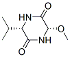 2,5-Piperazinedione,3-methoxy-6-(1-methylethyl)-,(3S-cis)-(9CI) 结构式