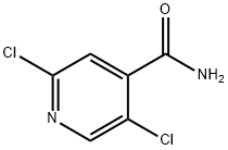 2,5-二氯异烟酰胺 结构式