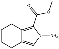 2H-Isoindole-1-carboxylicacid,2-amino-4,5,6,7-tetrahydro-,methylester(9CI) 结构式