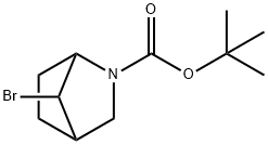 tert-Butyl 7-broMo-3-azabicyclo[2.2.1]heptane-3-carboxylate 结构式