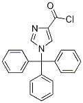 1-trityl-1H-iMidazole-4-carbonyl chloride 结构式