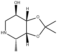 1,3-Dioxolo4,5-cpyridin-7-ol, hexahydro-2,2,4-trimethyl-, (3aR,4S,7R,7aS)- 结构式