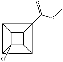 4-氯立方烷羧酸甲酯 结构式