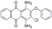 1,4-二氨基-3-氯-2-苯氧基-9,10-蒽二酮 结构式