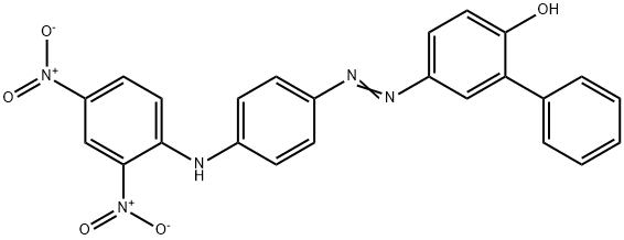 5-[[4-[(2,4-dinitrophenyl)amino]phenyl]azo][1,1'-biphenyl]-2-ol  结构式