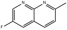 6-FLUORO-2-METHYL-1,8-NAPHTHYRIDINE 结构式