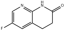 6-氟-3,4-二氢-1H-[1,8]萘啶-2-酮 结构式