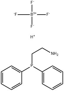 2-(二苯基膦基)乙基四氟硼酸铵盐 结构式