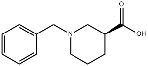 (3S)-1-(苯基甲基)-3-哌啶羧酸 结构式
