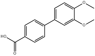 3,4-二甲氧基联苯-4-羧酸 结构式