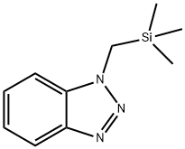 1-[(三甲基甲硅烷基)甲基]苯并三唑 结构式