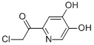 Ethanone, 2-chloro-1-(4,5-dihydroxy-2-pyridinyl)- (9CI) 结构式