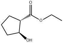 (1S,2S)-反-2-羟基环戊羧酸乙酯 结构式