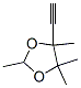 1,3-Dioxolane,  4-ethynyl-2,4,5,5-tetramethyl- 结构式
