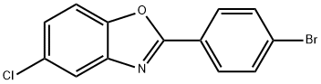 2-(4-溴苯基)-5-氯苯并[D]恶唑 结构式