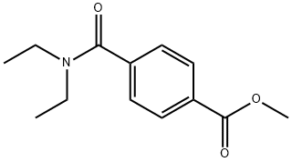 4-(二乙基氨基甲酰)苯甲酸甲酯 结构式