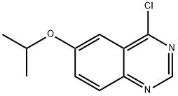 4-chloro-6-isopropoxyquinazoline 结构式