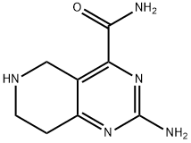 2-氨基-5,6,7,8-四氢吡啶并[4,3-D]嘧啶-4-甲酰胺 结构式
