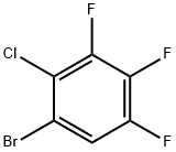 1-溴-2-氯-3,4,5-三氟苯 结构式