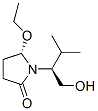 2-Pyrrolidinone,5-ethoxy-1-[1-(hydroxymethyl)-2-methylpropyl]-,[S-(R*,R*)]-(9CI) 结构式