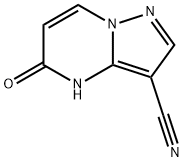 5-氧代-4,5-二氢吡唑并[1,5-A]嘧啶-3-甲腈 结构式