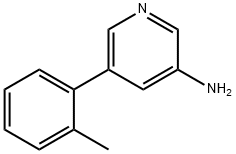 5-(邻甲苯基)吡啶-3-胺 结构式